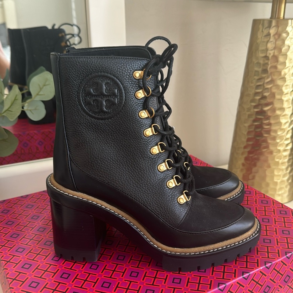 Tory Burch Miller Lug Bootie 7.5